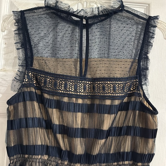 Anthropologie Black and Tan Sleeveless Maxi Sundress - Picture 9 of 10